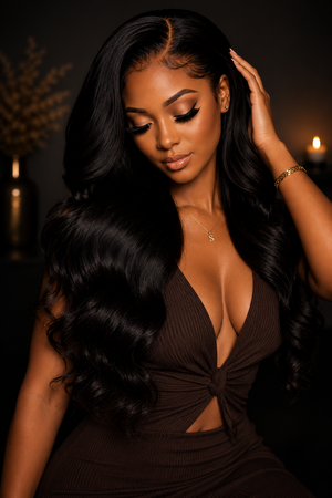 "Céleste" Raw Body Wave HD Closure Wig